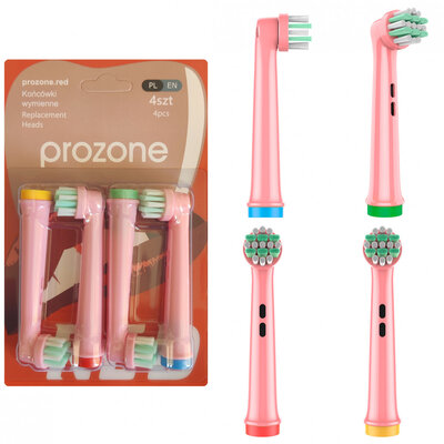 ProZone PRO-X Kids (4pcs) for ORAL-B Pink