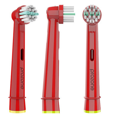 ProZone Classic-Kids 3pcs for ORAL-B (Red)